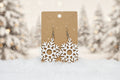 3D Printed Snowflake Earring
