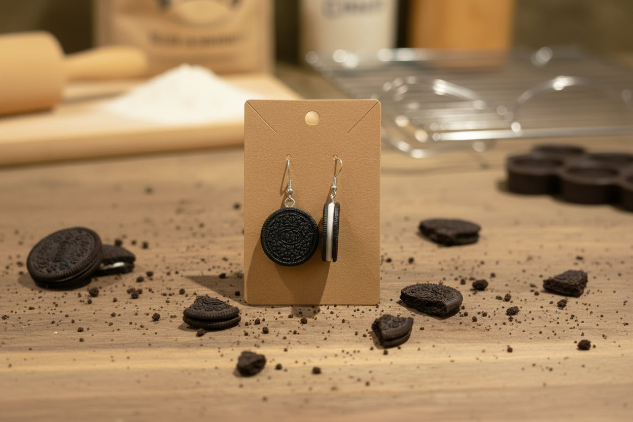 Oreo Cookie Earrings
