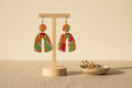 Patchwork Arch Clay Earrings