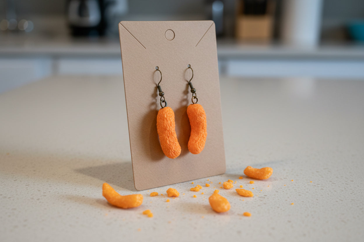 Cheese Curl Earrings