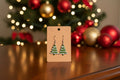 Dark Green Polymer Clay Christmas Tree Earrings