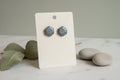 Purple Heart Earrings