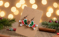 Gingerbread Man Clay Earrings