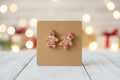 Gingerbread Nurse Clay Earrings