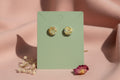 Golden Mosaic Studs