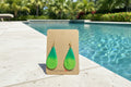 Elegant Green Clay Silky Earrings