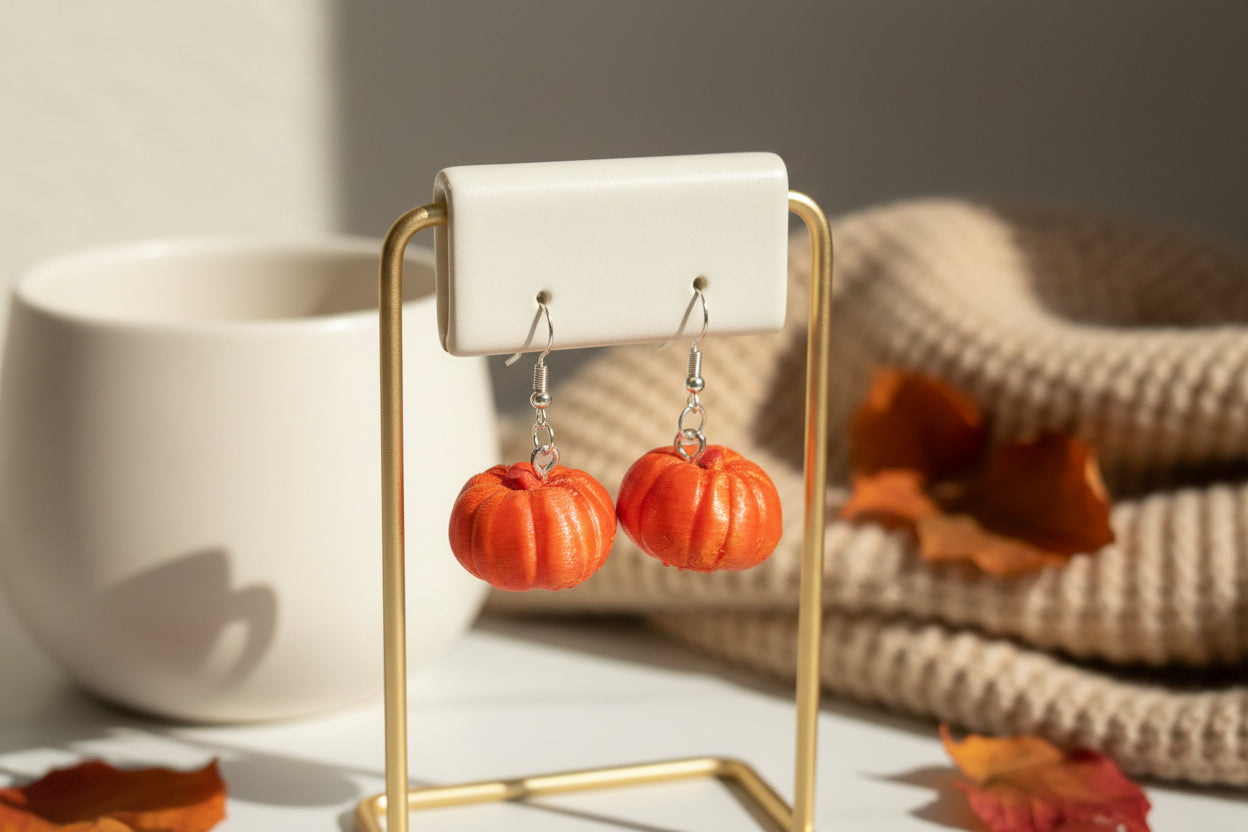 Pumpkin Earrings
