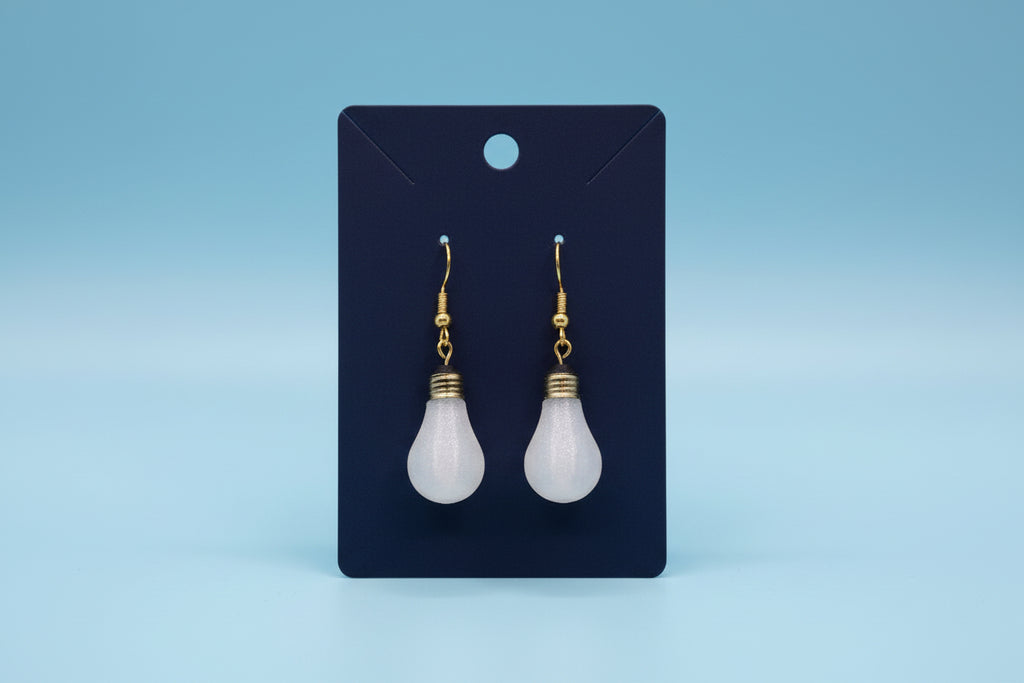Light Bulb Earrings – 3D Printed